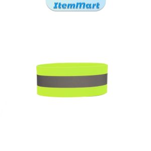 ItemMart 1pcs Reflective Band High Visibility Reflector Glow Strap Arm Armband Belt for Night Running Cycling