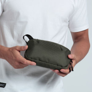 ALFA - Pouch Bag Waterproof- NOIR - Dopp Kitt - Tas tangan Simple Banyak Slot