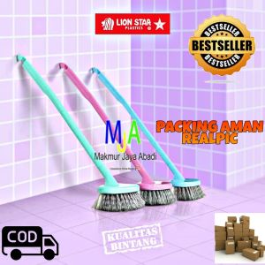 (BISA COD) PROMO LION STAR Sikat Gagang Kamar Mandi BR-66 Livina Bathroom Brush #201