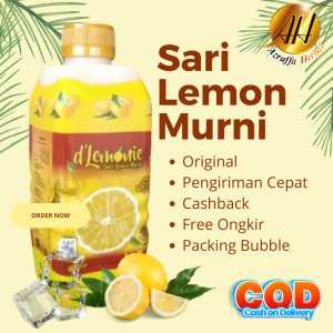 dLemonie Sari Lemon Murni 500 ML Vitamin C Alami Aman di Konsumsi