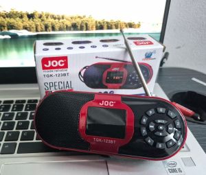JOC TGK-123BT Portable Digital Player – Bluetooth Speaker with FM Radio USB Pendrive & Memory Card Support Special Bass Sound