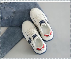 รองเท้าเดี่ยว เบา วิสัยทัศน์ขายาว รองเท้าผ้าใบ ง่ายและลําลอง การจับคู่ เพิ่มขึ้น 7 ซม รายวัน