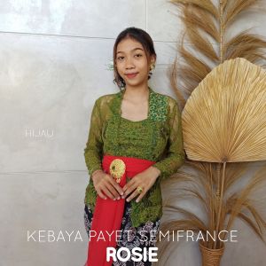 dOoOb (HANYA KEBAYA) KEBAYA KUTUBARU SEMIFRANCE PAYET ROSIE Kebaya Bali Murah Kebaya Modern Kebaya Pesta Wisuda