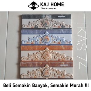 Lis Keramik Dinding Timbul Ukuran 8x25 cm Import 4