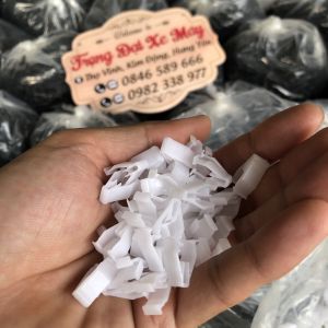 Kẹp Nhựa Vàng Kẹp Nhựa Trắng Combo 100 Cái Gắn Xe Máy