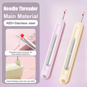 Automatic Needle Threader For Elderly - Multi Functional Sewing Tool With Easy Threading Unpicker & Stitch Remover For Home Use Needle Threader Tool Stitch Remover Professional Tailoring Accessories One-Button Operation 3-in-1 Function