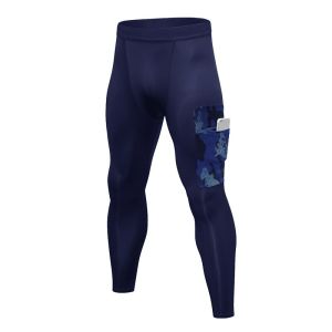 HOLA New Design Mens Camouflage Pocket Pants Fitness Pants Tight Sports Pants Plus Size Men Thermal Pants