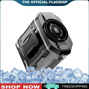 USB Rechargeable Clip Fan with 199 Speed Levels Wearable Waist Fan 4000mAh Battery LED Digital Display for Travel Outdoor