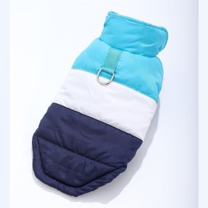 OURTOUR Winter Dog Warm Clothes Thickened Windproof Dog Hiking Jacket Fashion With R-ing Pet Clothes for Small Medium Dog