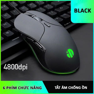 Chuột Máy Tính Có Dây INPHIC B8 Chính Hãng - Silent Không Tiếng Ồn 6 Nút Bấm 8800 DPI Có App Điều Chỉnh
