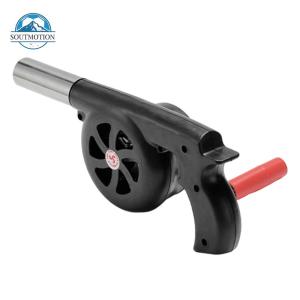 【New Arrival】BBQ Fan Air Blower Portable Hand Crank BBQ Fan Fast Fire Starter Lightweight Grill Picnic Camping Stove Accessories