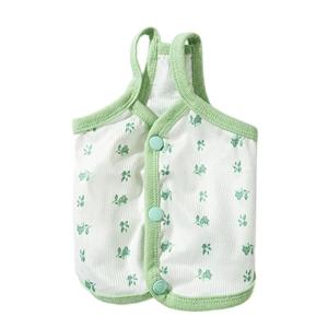 Con Chó Bông Vest Cho Trung Bình chó lớn Mềm Mại Yếm Trong Áo Thun Trang Phục Áo chui đầu họa tiết hoa Mùa Xuân Đồ Ngủ