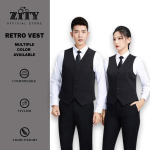 ZITY Saiertsy Mens Slim-fitting Mens Suit Vest Casual Suit Vest Man Formal Business Vest Waistcoats Gilets Clothes Menswear