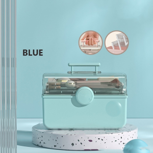 Household Large-capacity Cosmetics Medicine Storage Box Portable Makeup Storage Organizer Box