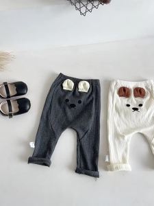 Korean-style baby spring clothing stylish leggings for spring and autumn PP Thin pants for baby girls childrens outerwear pants childrens clothing