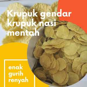 kerupuk puli/kerupuk gendar nasi mentah