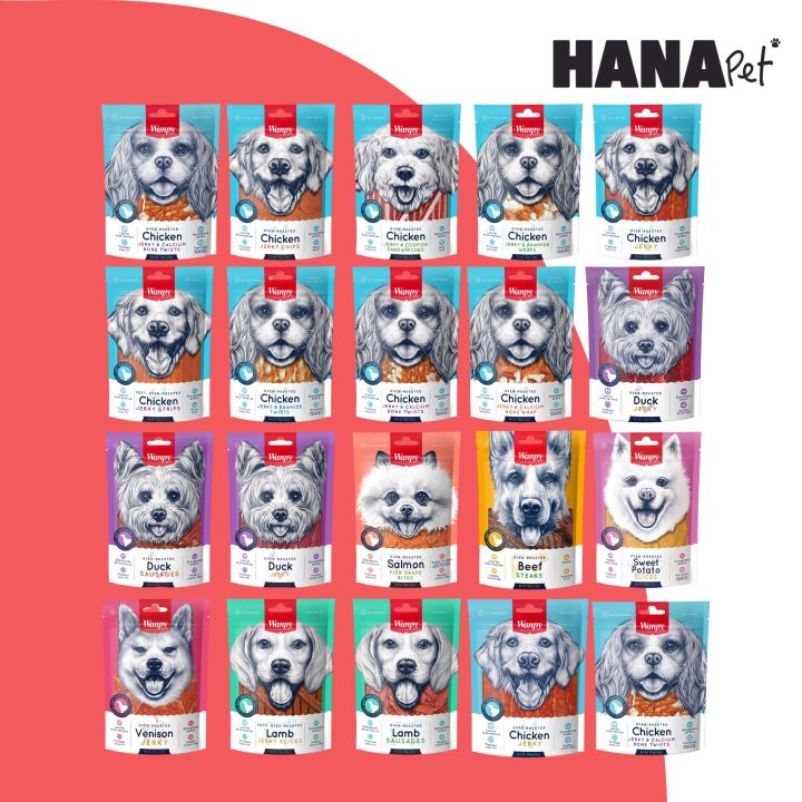 Wanpy Dog Treat Oven Roasted Pet Snack - 100g | Lazada