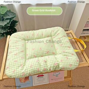 [COD] Fashion Change Soft Sweet Checkered Bow Pet Cotton Mattress Four Season Universal Cat Dog Mattress Pet Bed Furniture Pet Supplies Accessories