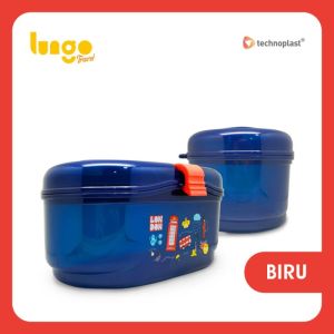TECHNOPLAST Lungo travel Box Tempat Kosmetik Oval Lungo