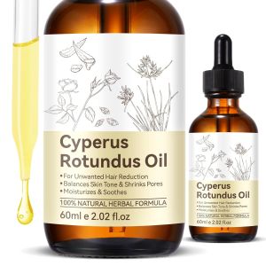 WHLH & WELL-BEING Cyperus Rotundus Oil for Hair Removal 100% Pure Natural Oil for Skin & Hair Care Supports Skin Moisture Suitable for All Skin Types 1Pack
