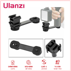 ULANZI PT-3 - HÀNG CHÍNH HÃNG - Thanh mở rộng tích hợp x3 Cold shoe mount