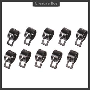 [Creative] 10Pcs Hose Clamps Fuel Hose Line Water Pipe Clamp Hoops Air Tube Fastener Spring Clips Diameter 6mm 7mm 8mm 10mm 12mm 14mm 16mm 20mm