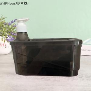 WP💓💛💖 2-in-1 Liquid Soap Dispenser With Dishwashing Brush Hand Soap Dispenser Automatic Soap Dispenser And Scrubber Holder With Sponge