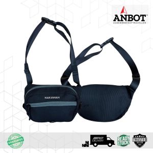 Nakawan Mika Pouch Bag Sling Bag Waist Chest Crossbody Porch Men Lelaki Water Resistant Premium YKK Zip