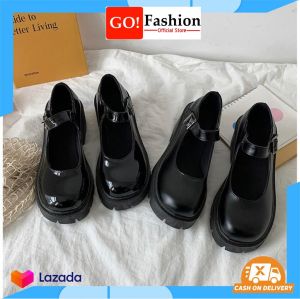 Go! Fashion GF-531 Sepatu Docmart / Sepatu Loafers Wanita / Sepatu Wanita Mary Janes Import Premium Quality