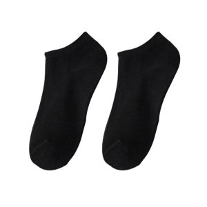 Mens and Womens Summer Thin Socks Sweat Absorbing Boat Socks Sports Cotton Socks