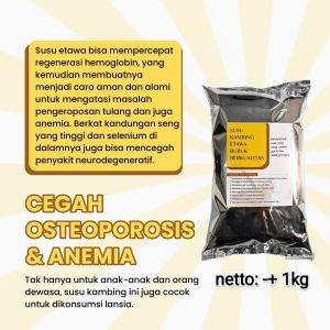 susu kambing bubuk 1 kg kualitas premium