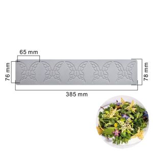 WUXU Kitchen Chocolate Stencil Baking Tool Cake Decorating Border Fondant Mold Silicone Mould Cake Lace Mold