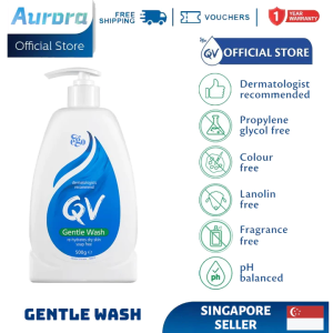 QV Gentle Wash | Long-lasting Hydration with 15% Glycerin | pH Balanced | Soothes Dry and Sensitive Skin
