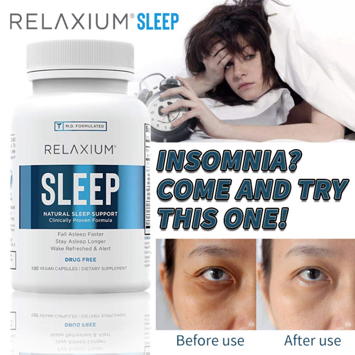 Relaxium Sleep Aid Non-Habit-Forming Sleep Supplement Relieve Longer ...