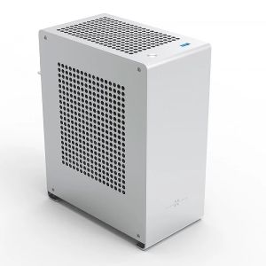 ZZAW A1P PC Desktop Mini ITX Computer Case Support FLEX-1U Power Supply ITX Motherboard Small Aluminum Alloy Chassis DIY Installation for Gaming and Home Use