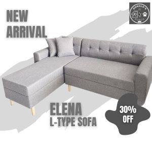 ELENA LSHAPE SOFA FOR LIVING ROOM - DONALDS PORCH