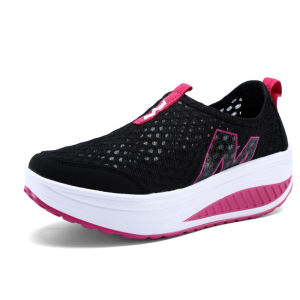 [Free Shipping] Wedge Heels Outdoor Rocking Shoes WomenS Sports Shoes Platform Shoes Casual Mesh Sneakers WomenS Shoes