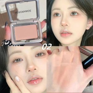 Bảng Má Hồng Herorange 5 Màu Thiết Kế Vỏ Trơn Đơn Sắc Phấn Mắt Má Hồng Dạng Nén Chất Mịn Lì Lâu Trôi Chống Thấm Nước.