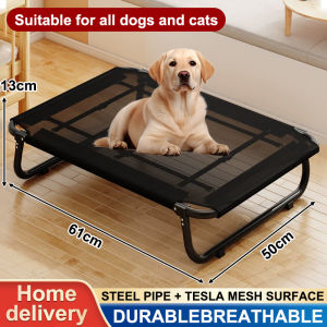 Foldable Large Elevated Pet Dog Bed Breathable Comfortable Washable Mesh Cooling Mat for Dog
