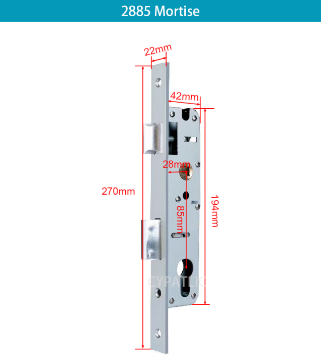 Lock Body Size 【Unbeatable Prices】 2885 3085 3585 4585 5085 5585 6085 7085 Size Lock ...