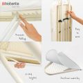 BRABANTIA Ironing Board with Aqua Bowl & Steam Generator Rest, C, 124x45cm - Made In Europe. 