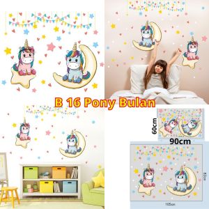 WALLSTICKER WALL STICKER STIKER SETIKER DINDING WALLPAPER WALPAPER CASTLE ISTANA KUDA UNICORN PONY PONI WALLSTIKER GAMBAR MOTIF PAPER HIASAN TEMPELAN DEKORASI RUMAH DEKOR TEMBOK RUANG KAMAR TIDUR ANAK ANAK LUCU CEWE CEWEK PREMPUAN LITTLE PONY UNICRON