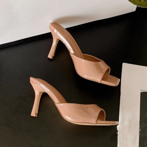 รองเท้า รองเท้าส้นสูง 1-2นิ้ว หัวแหลมสูง ทรงสวยดูดี ส่งจาก Qing Shui Store ✨