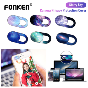 FONKEN Webcam Cover Universal Phone Antispy Camera Cover For iPad Web Laptop PC Macbook Tablet lenses Privacy Sticker For iPhone Xiaomi