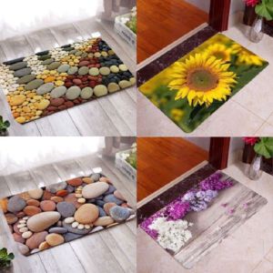 Thảm Lau Chân 3D Cao Cấp Chống Trơn Trượt Kích Thước 40x60cm Dành Cho Nhà Tắm Phòng Ngủ Cửa Ra Vào Phòng Khách Đều Đẹp -