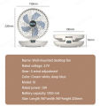 Fan Rechargeable hanging mini fan household dual-use kitchen fan rechargeable portable electric cooling fan with room inverter mute adjustable USB powered sale promo foldeable aircon mist for camping  dormitory small desk fan for office table. 