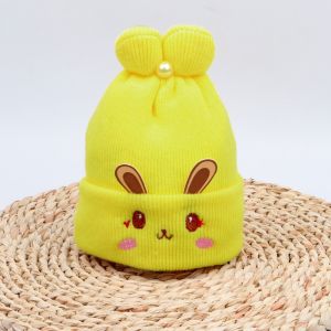 Kupluk Bunny Bayi - 5 Tahun / Import Topi Baby Rajut Premium Balita Anak Laki Laki Perempuan 1 tahun 0-6 6-12 Bulan Lucu New Born Kiosbalitafawa