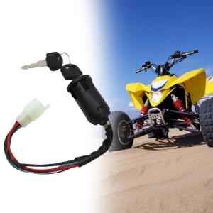 Universal Motorcycle Ignition Key Switch Wires Ignition Keys Start Switch Lock Key For 50cc 70cc 90cc 110cc 125cc
