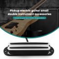 Hot Rail Pickups Double Track 11K Alnico5 Guitar Pickup Fit Fender Strat Squier Tele Electric Guitar, White. 