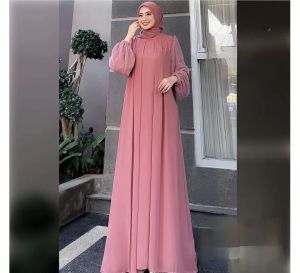 Bonita Dress Bhn Cerutty Bbydoll Apk Manik Manik Dress Lebaran Wanita Model Terbaru 2024 Fashionable
